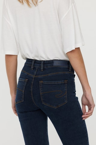 Jean taille haute - Bleu