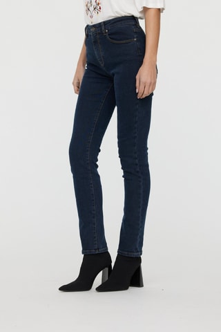 Jean taille haute - Bleu