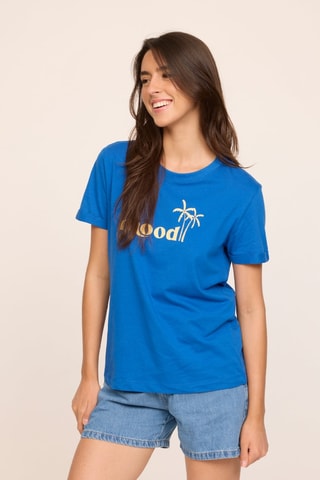 T-shirt Acobo - Bleu roi