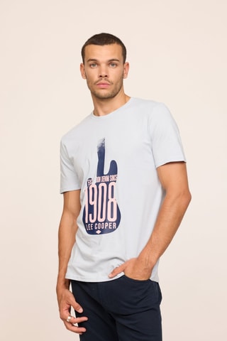 T-shirt Akomo - Bleu-gris