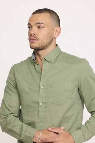 Chemise en lin Dolino - Kaki