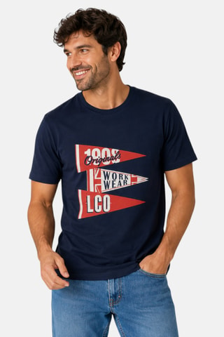 T-shirt Opowo - Bleu marine