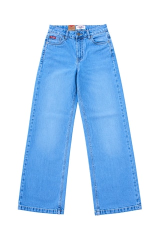 Jean taille haute Ouwa - Bleu clair