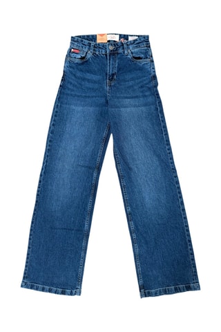 Jean taille haute Ouwa - Bleu marine