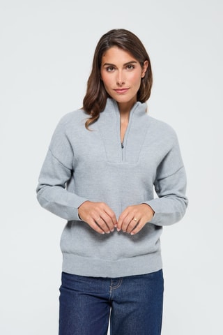Pull Colcam - Gris chiné