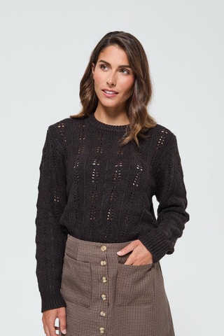 Pull en laine Cotrou - Noir
