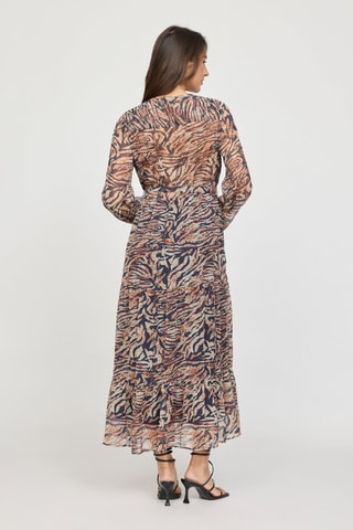 Robe longue Lafleur - Bleu marine