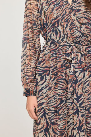 Robe longue Lafleur - Bleu marine