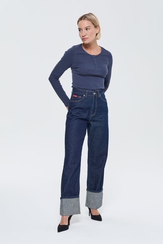 Jean straight Joelia - Bleu marine