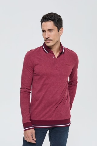 Polo Belani - Bordeaux chiné