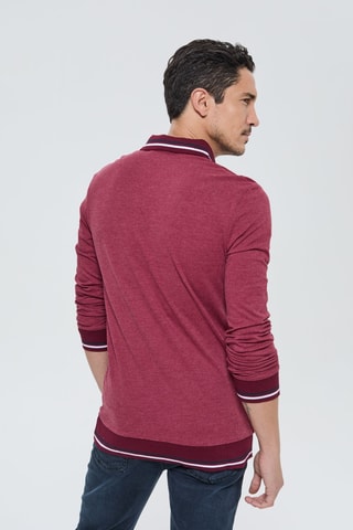 Polo Belani - Bordeaux chiné