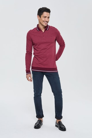 Polo Belani - Bordeaux chiné