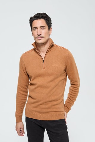 Pull en laine Capara - Camel chiné