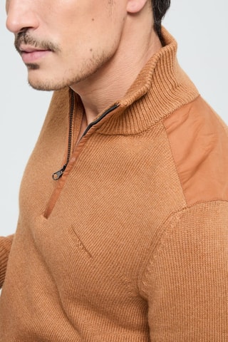 Pull en laine Capara - Camel chiné