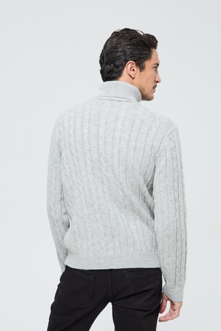 Pull Cafyo - Gris clair chiné