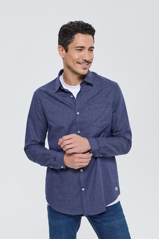Chemise Dukiri - Bleu marine