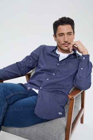 Chemise Dukiri - Bleu marine