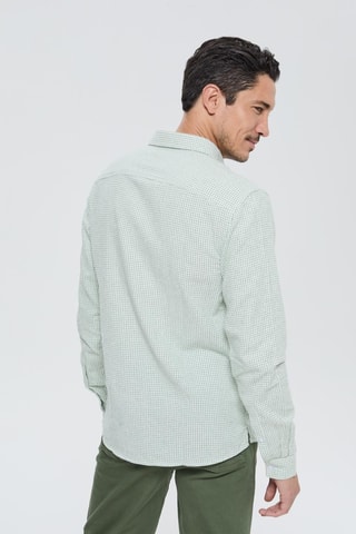 Chemise Doulix - Beige et vert