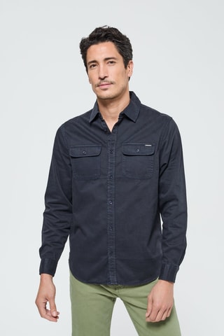 Surchemise Darel - Bleu marine