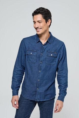 Chemise en jean Darel - Bleu