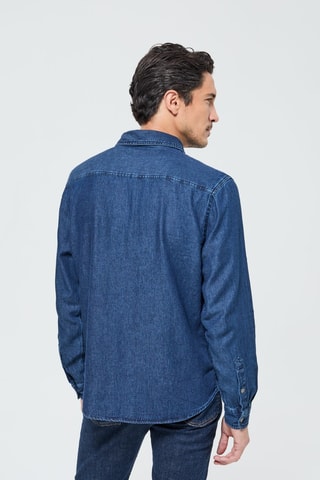 Chemise en jean Darel - Bleu