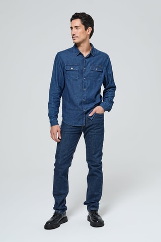 Chemise en jean Darel - Bleu