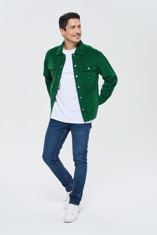 Veste en velours Firvo - Vert foncé