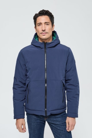 Veste réversible à capuche Facila - Bleu marine