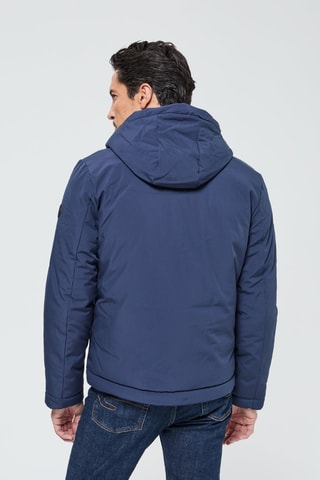 Veste réversible à capuche Facila - Bleu marine