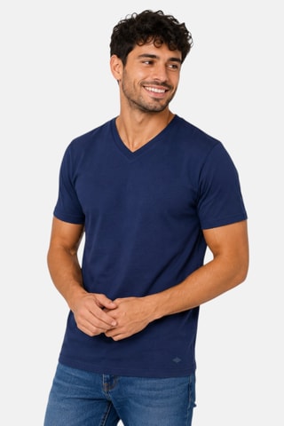 T-shirt Aplemous - Bleu marine