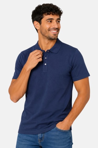 Polo Boise - Bleu marine