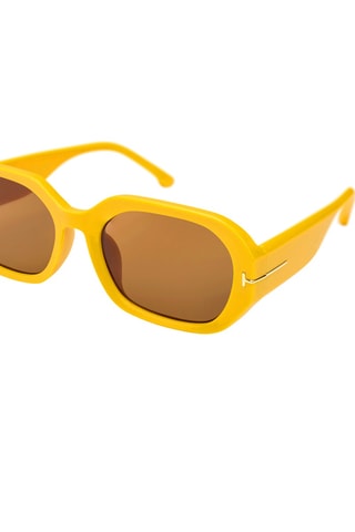Lunettes de soleil mixte - Catégorie 3 - Jaune