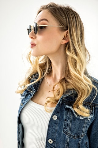 Lunettes de soleil mixte - Catégorie 3 - Doré