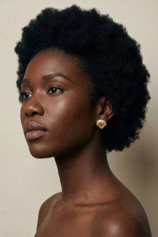 2 paires de boucles d'oreilles - Plaqué or jaune