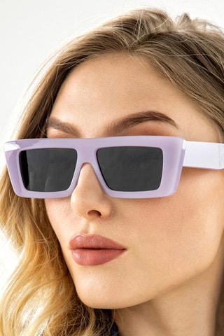 Lunettes de soleil mixte - Catégorie 3 - Gris et violet