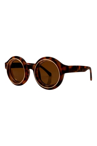 Lunettes de soleil femme - Marron et noir