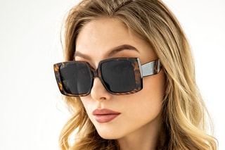 Lunettes de soleil femme - Catégorie 3  - Marron et noir