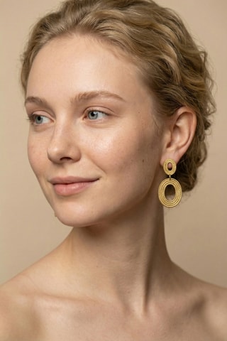 Boucles d'oreilles - Plaqué or jaune
