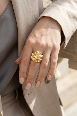 Bague - Plaqué or jaune