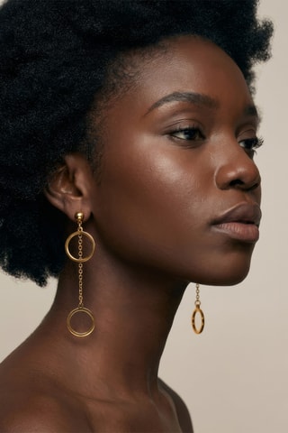 Boucles d'oreilles - Plaqué or jaune