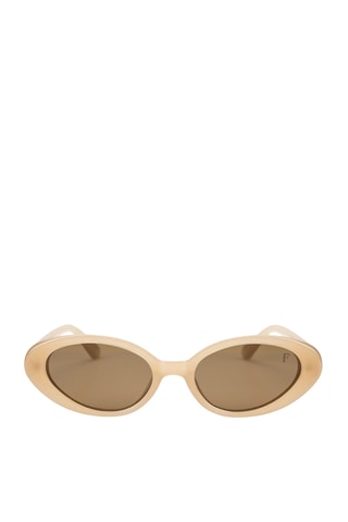Gafas de sol polarizadas mujer Chic - Categoría 3 - Beige y marrón