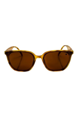 Gafas de sol polarizadas y cordón unisex - Categoría 3 - Marrón