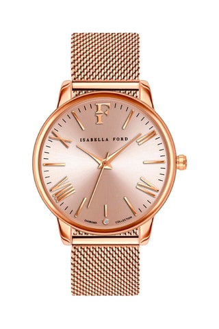 Estuche con reloj de cuarzo y diamante Scarlett