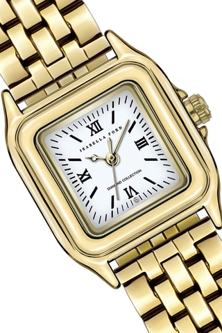 Estuche reloj de cuarzo y pulsera de acero Velours - Dorado