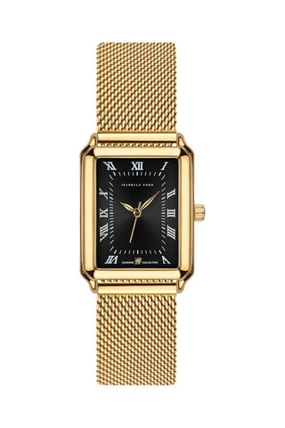 Stalen Quartz Horloge met Diamant Elene 