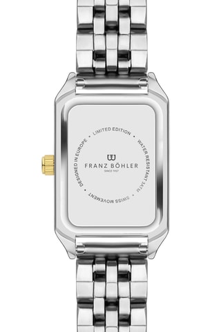 Reloj de cuarzo de acero - Plateado y dorado