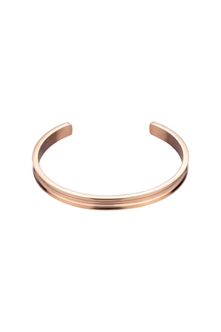 Reloj de cuarzo de acero y diamante y pulsera Zoe - Rosa dorado