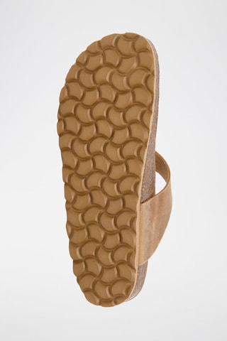 Tongs en cuir - Marron