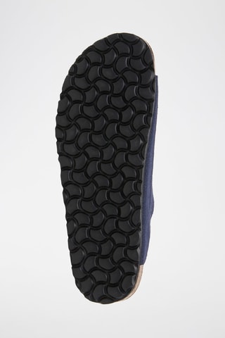 Mules en cuir - Bleu