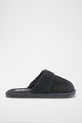 Chaussons en nubuck Matrix - Noir